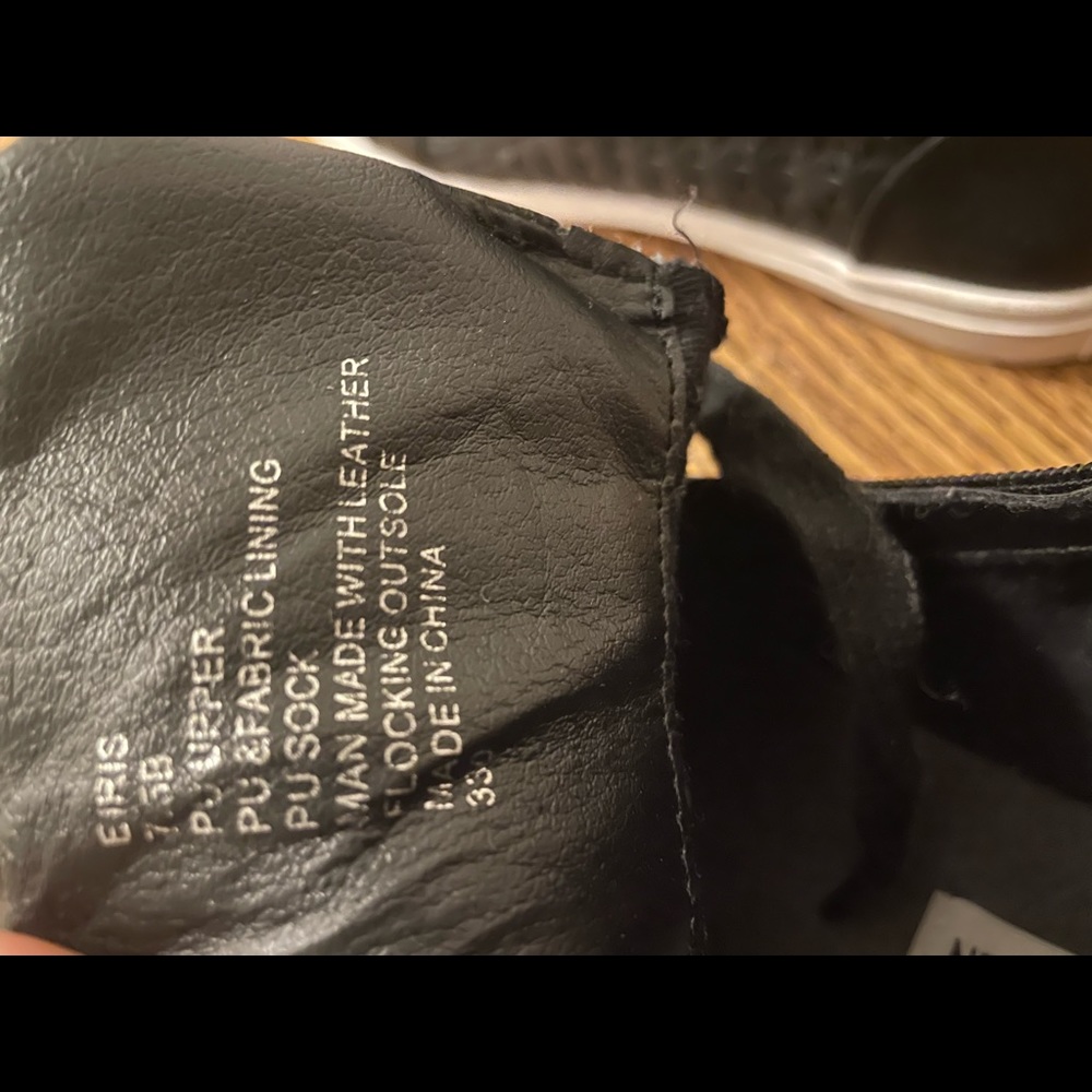 Black Steve Madden High-Top Sneakers - Picture 3 of 16